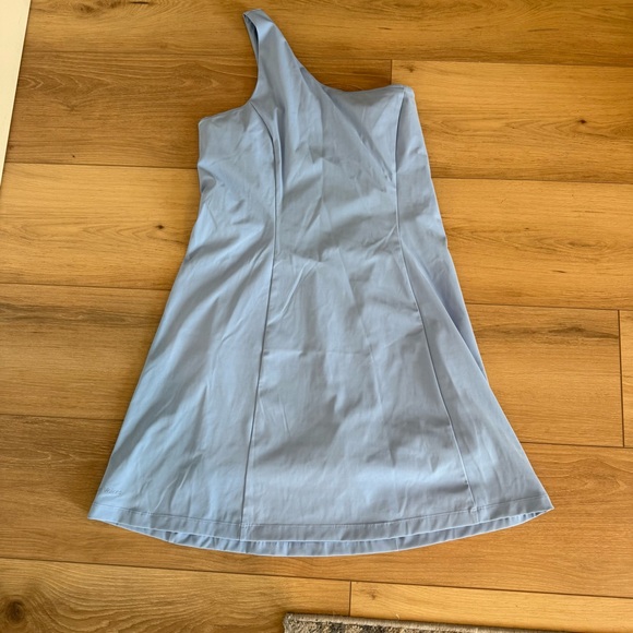 Outdoor Voices Dresses & Skirts - Outdoor Voices One-Shoulder Light Blue Athletic Dress Womens Medium Tennis Golf